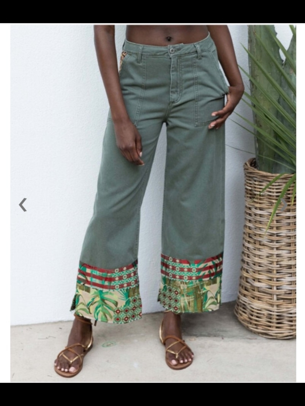 Le Superbe Kush Amalgram Pant Army Green NWOT